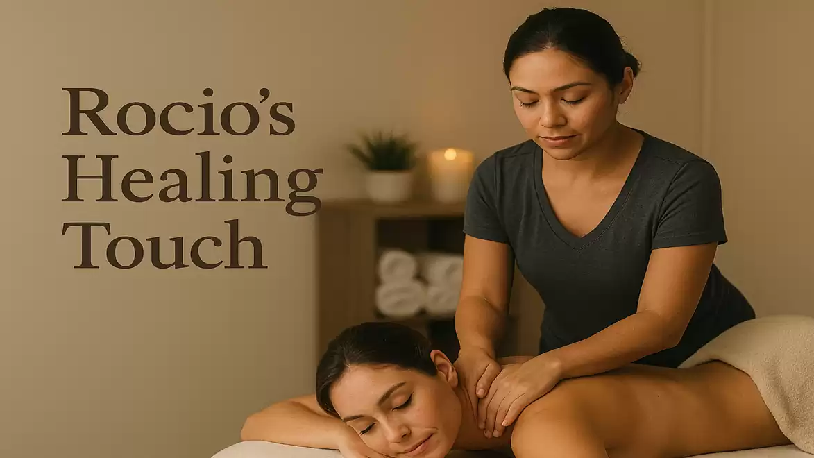 Woman receives a relaxing massage treatment in a tranquil spa.