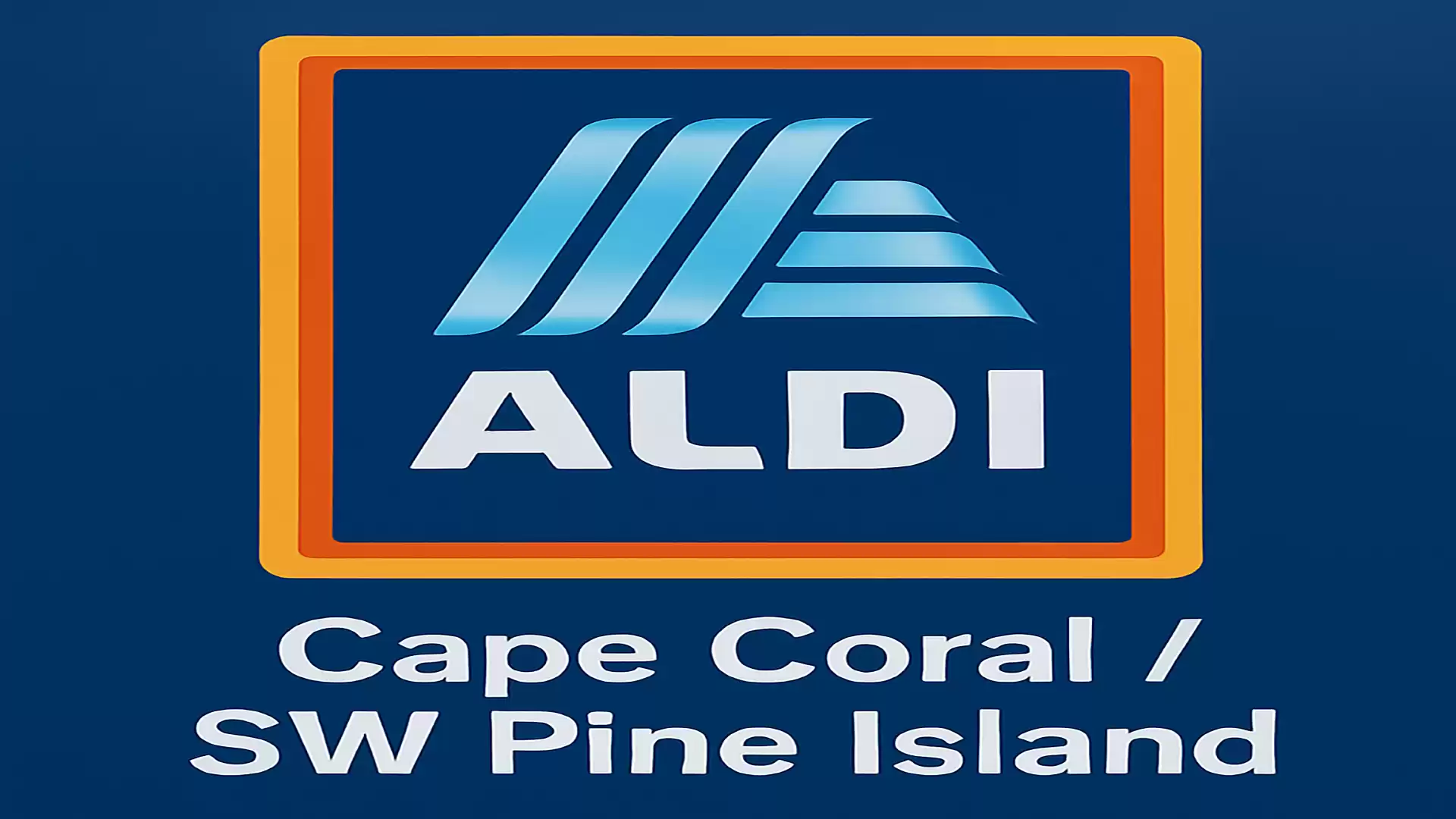 ALDI logo with location Cape Coral / SW Pine Island