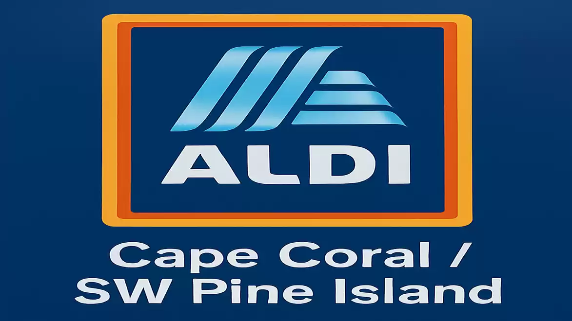 ALDI logo with location Cape Coral / SW Pine Island