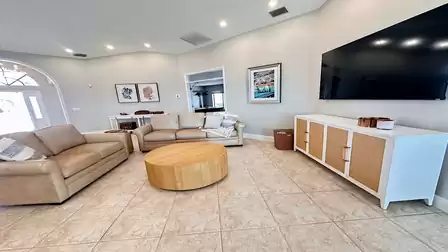 View of the open living area