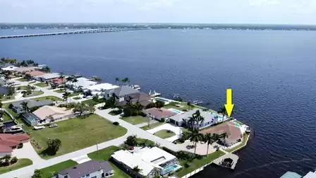 A bird's eye view of Villa River Dream
