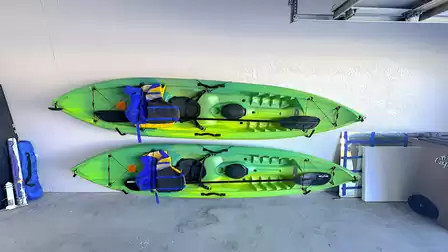 The hotel has its own kayaks for short excursions