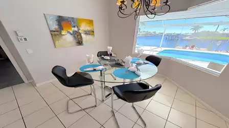 Room for four in the breakfast nook