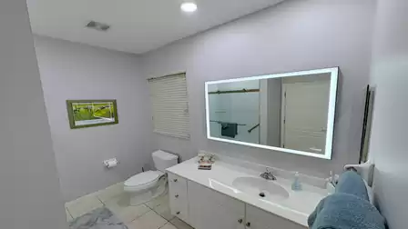 Direct access to your own WC and washbasin