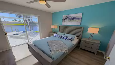 Another Queen bed can be found in the third bedroom