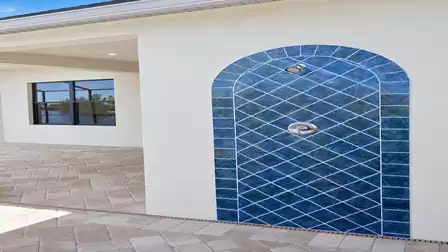 Convenient outdoor shower