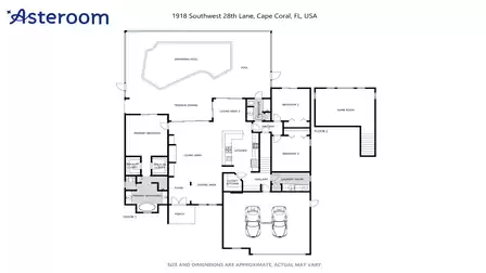 Floor plan of Villa Darinka