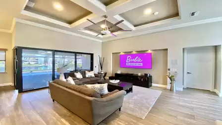 The living area - bright and flooded with light