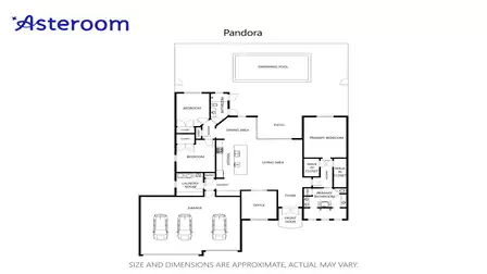 Floor Plan Villa Pandora