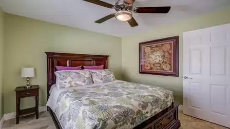 Each of the three bedrooms is equipped with a TV