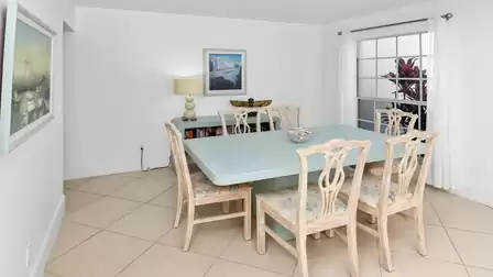 The dining area - ideal for dinner with family or friends