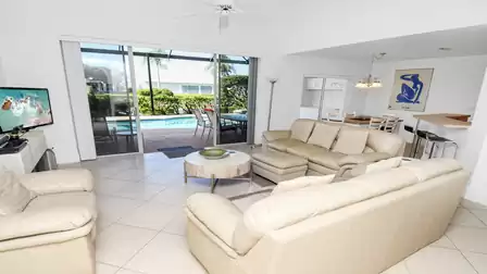 Comfortable seating in the living room