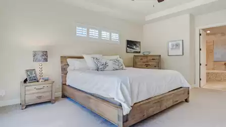 Dream beautifully in this sophisticated double bed