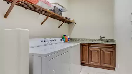 Ultra modern laundry room