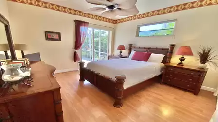 The third bedroom with access to the terrace