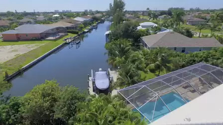 View of the canal from above