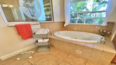 Bathtub to relax in