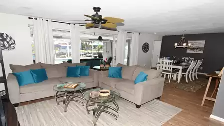 Living and dining area