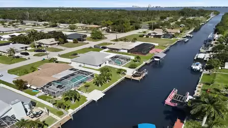 Looking east towards the Caloosahatchee River