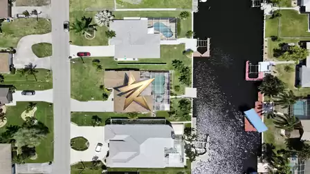 Aerial view of Villa Coral Sunshine