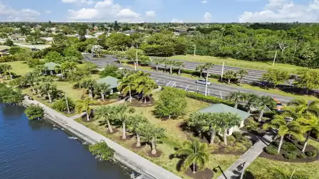 Walk way and the picnic Areas