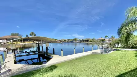 Your rented boat can dock at this pier