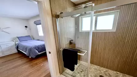 Shower to double bed room