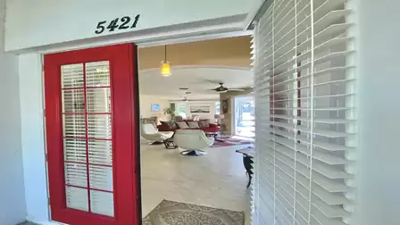 Come in - from the front door you have a view of the entire living area