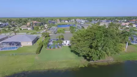 Lots of greenery surrounds Villa Asara