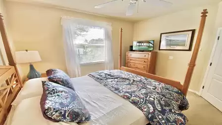 Watch TV from the comfort of your bed or enjoy the view of nature