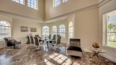 Inviting dining area for 8 persons