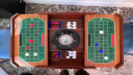 Games corner - here everything is offered - roulette - checkers - backgammon