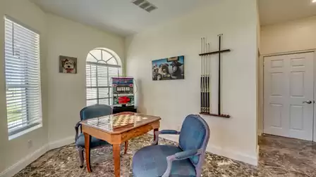 Antique gaming table - who wants can try his luck here