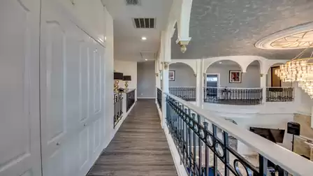 View from the open gallery to the other side