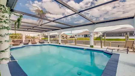 Crystal blue water invites you to swim