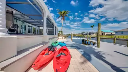 Explore the surroundings with the in-house kayaks