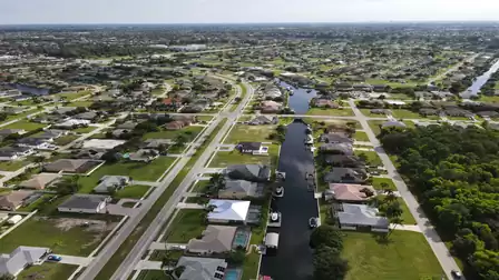 Bird's eye view of the residence