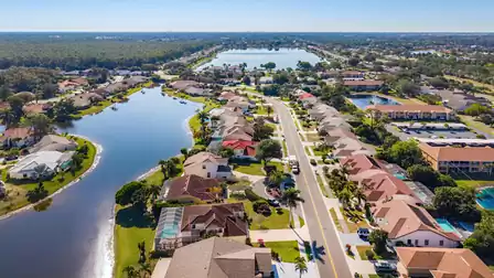 Great bird's eye view of the landscape