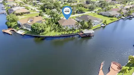View of Villa Daria from above