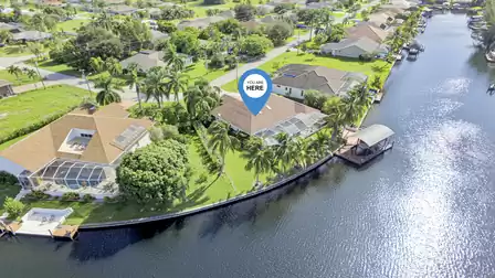 A bird's eye view of Villa Daria