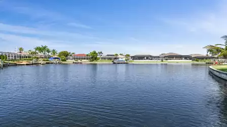 Water as far as the eye can see
