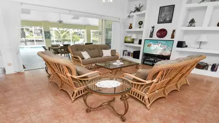 Comfortable seating in the living room
