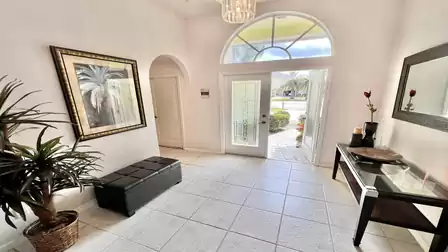 A spacious hall welcomes you at the entrance