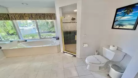 Beautiful bright bathroom