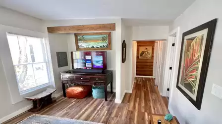 A TV is also there 