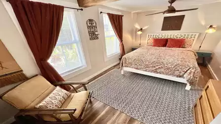 bedroom with king size bed 