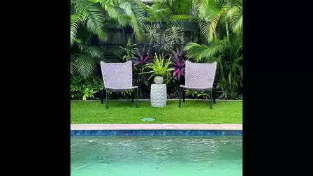 A place to relax by the pool 