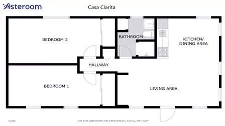Floor Plan Casita Clarita