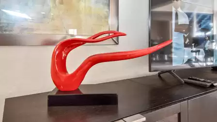 Modern decoration in the living area