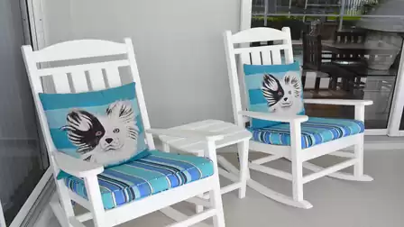Inviting rocking chairs